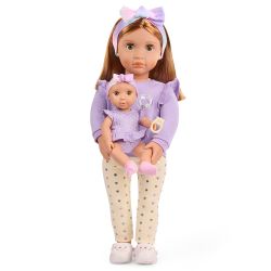 POUPÉE OG DE LUXE - GRANDE ET PETITE SOEUR TORY ET RILEY 46 CM (18